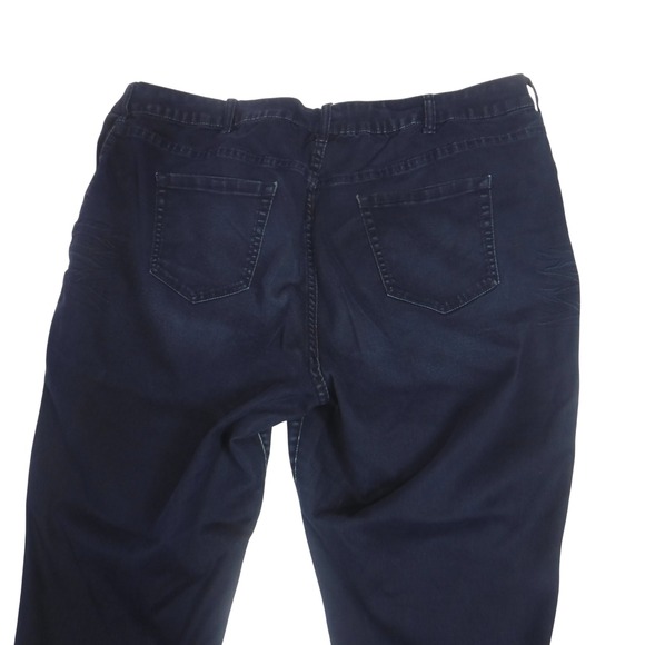 Lane Bryant Womens Plus Size Dark Wash Denim Jeans Size 24 Stretch - Picture 8 of 9